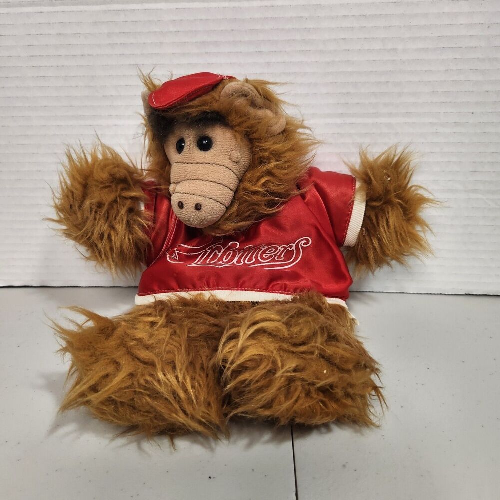 ALF Orbiters Baseball Team Plush Hand Puppet Doll Burger King Vintage 1988